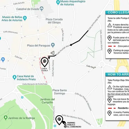 Otel Nap Carta Puebla Oviedo